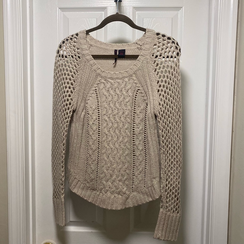 Tan Cable Knit Sweater